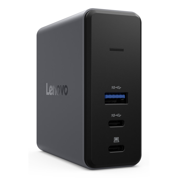 Lenovo X9 Charging GaN Dock Avec fil USB 3.2 Gen 2 (3.1 Gen 2) Type-C Gris — vue 2