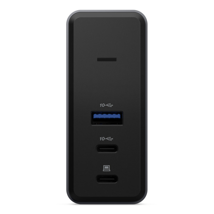 Lenovo X9 Charging GaN Dock Avec fil USB 3.2 Gen 2 (3.1 Gen 2) Type-C Gris — vue 4