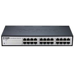 D-Link DGS-1100-24V2 Géré L2 Gigabit Ethernet (10/100/1000) 1U Noir, Gris — vue 1