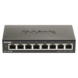 D-Link DGS-1100-08V2 — Switch manageable L2 8 ports Gigabit