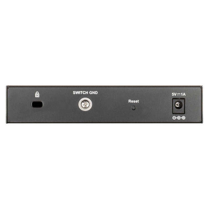 D-Link DGS-1100-08V2 Géré L2 Gigabit Ethernet (10/100/1000) Noir — vue 2
