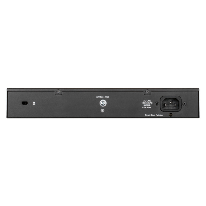 D-Link DGS-1100-16V2 Géré L2 Gigabit Ethernet (10/100/1000) Noir — vue 3