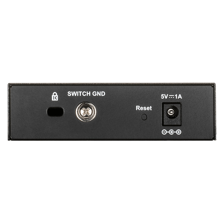 D-Link DGS-1100-05V2/E commutateur réseau Géré L2 Gigabit Ethernet (10/100/1000) Noir — vue 2