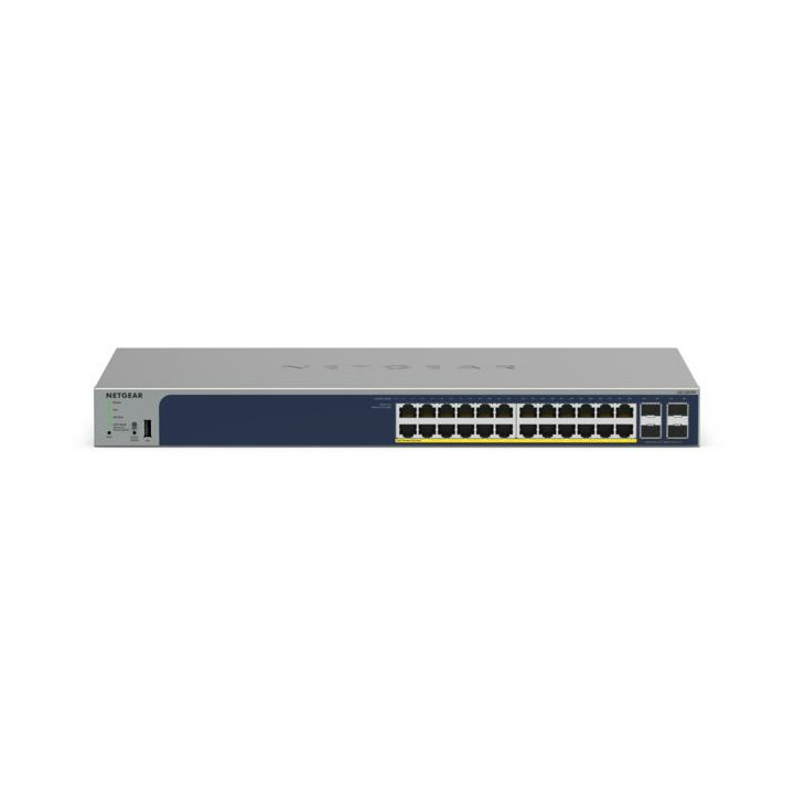 NETGEAR GS728TPP Géré L2/L3/L4 Gigabit Ethernet (10/100/1000) Connexion Ethernet, supportant l'alimentation vi — vue 2