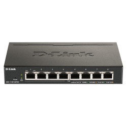 D-Link DGS-1100-08PV2 — Switch manageable L3 8 ports Gigabit PoE+