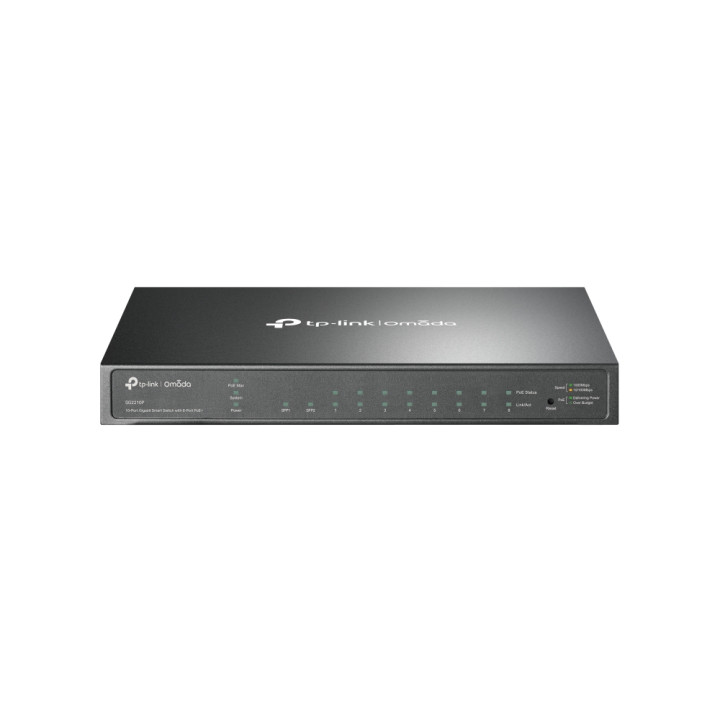 TP-Link Omada SG2210P commutateur réseau Géré L2/L2+ Gigabit Ethernet (10/100/1000) Connexion Ethernet, suppor — vue 1