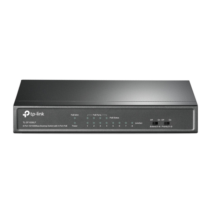 TP-Link TL-SF1008LP commutateur réseau Non-géré Fast Ethernet (10/100) Connexion Ethernet, supportant l'alimen — vue 1