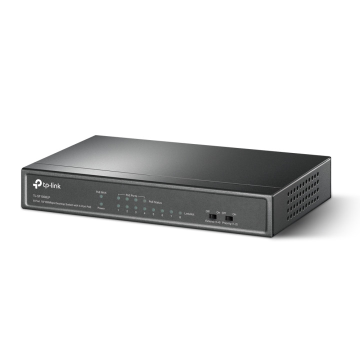 TP-Link TL-SF1008LP commutateur réseau Non-géré Fast Ethernet (10/100) Connexion Ethernet, supportant l'alimen — vue 2