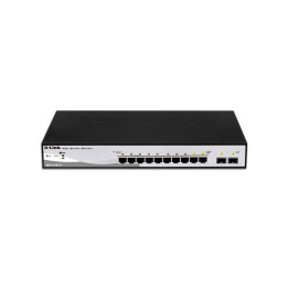 D-Link DGS-1210-10 Géré L2 Gigabit Ethernet (10/100/1000) 1U Noir, Gris — vue 1