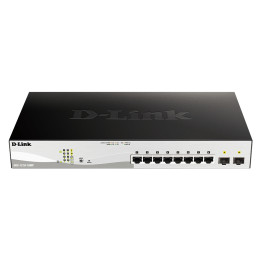 D-Link DGS-1210-10MP Géré L2 Gigabit Ethernet (10/100/1000) Connexion Ethernet, supportant l'alimentation via  — vue 1