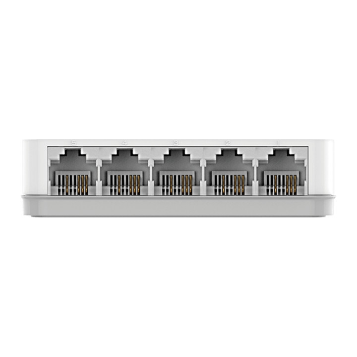 D-Link ES-1005C/E Non-géré Fast Ethernet (10/100) Bureau Blanc — vue 3