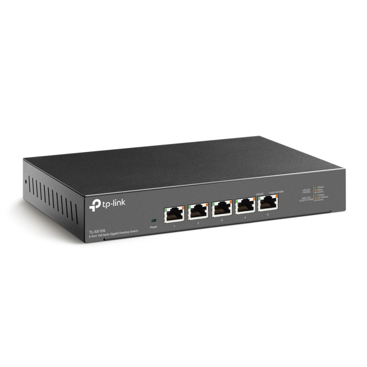 TP-Link TL-SX105 commutateur réseau Non-géré 10G Ethernet (100/1000/10000) Noir — vue 2