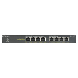NETGEAR GS308PP Non-géré Gigabit Ethernet (10/100/1000) Connexion Ethernet, supportant l'alimentation via ce p — vue 1