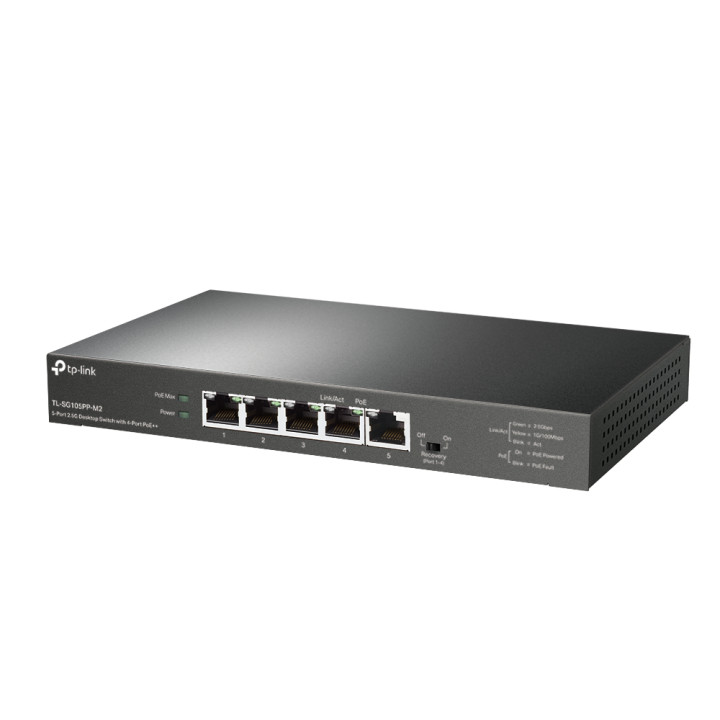 TP-Link TL-SG105PP-M2 commutateur réseau Non-géré Gigabit Ethernet (10/100/1000) Connexion Ethernet, supportan — vue 2