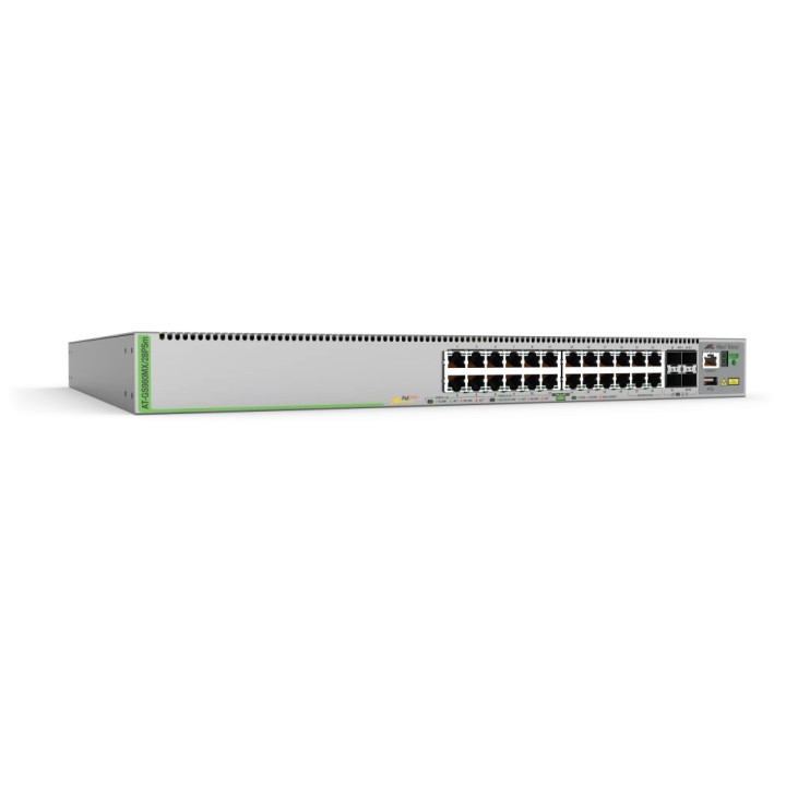 Allied Telesis AT-GS980MX/28PSM-50 commutateur réseau Géré L3 Gigabit Ethernet (10/100/1000) Connexion Etherne — vue 1