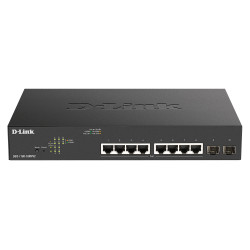 D-Link DGS-1100-10MPV2 — Switch manageable L2 8 ports Gigabit PoE++
