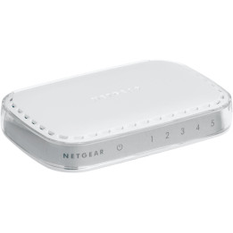 NETGEAR GS605 Non-géré L2 Gigabit Ethernet (10/100/1000) Blanc — vue 1