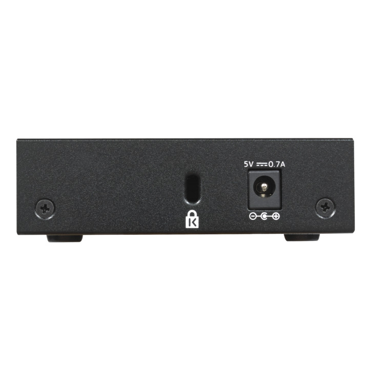 NETGEAR GS305 Non-géré L2 Gigabit Ethernet (10/100/1000) Noir — vue 3