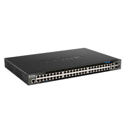 D-Link DGS-1520-52MP — Switch manageable L3 44 ports Gigabit PoE + 2 SFP+
