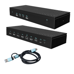 i-tec CA5MONITORDOCKPD — Dock universel DisplayLink cinq sorties vidéo