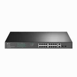 TP-Link TL-SG1218MP commutateur réseau Non-géré Gigabit Ethernet (10/100/1000) Connexion Ethernet, supportant  — vue 1