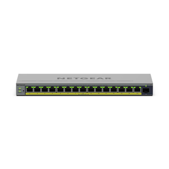 NETGEAR GS116EP Géré L2/L3 Gigabit Ethernet (10/100/1000) Connexion Ethernet, supportant l'alimentation via ce — vue 2