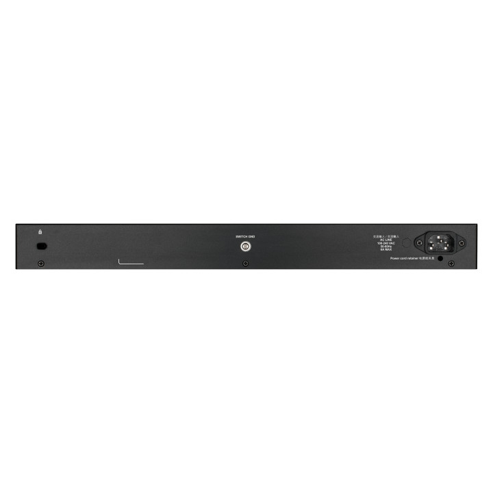 D-Link DGS-1250-52XMP Géré L3 Connexion Ethernet, supportant l'alimentation via ce port (PoE) Noir — vue 3