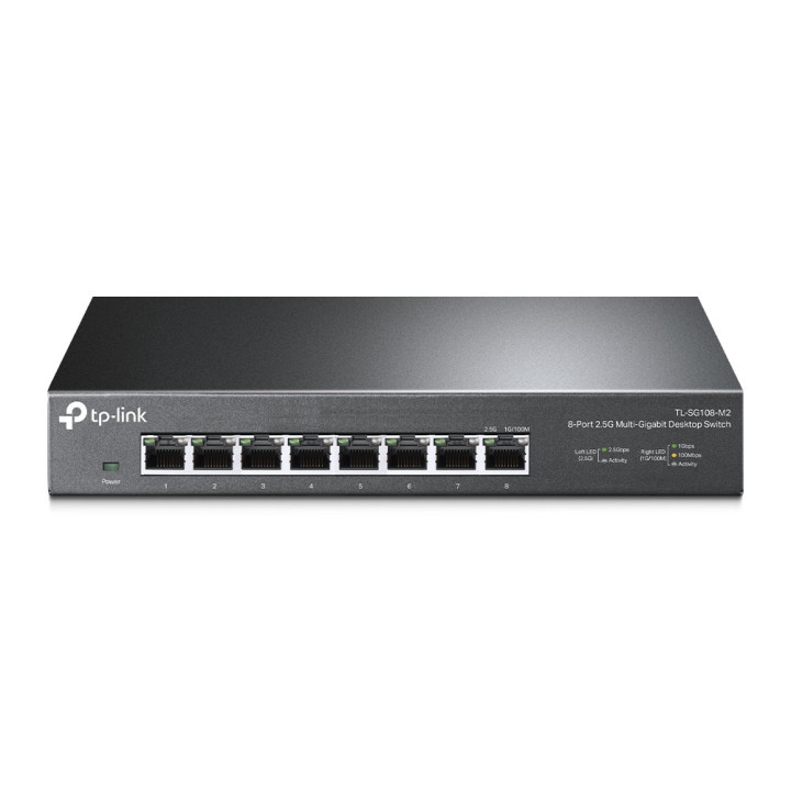 TP-Link TL-SG108-M2 commutateur réseau Non-géré 2.5G Ethernet (100/1000/2500) Noir — vue 2