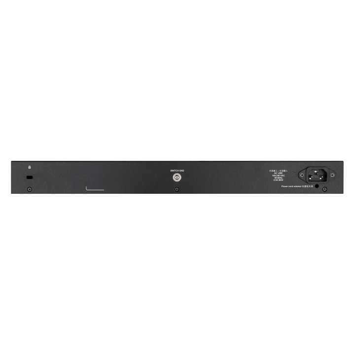 D-Link DGS-1250-28X Géré L3 Gigabit Ethernet (10/100/1000) Noir — vue 3