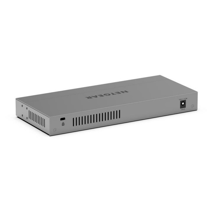 NETGEAR GS108X Non-géré L2 Gigabit Ethernet (10/100/1000) Gris — vue 4