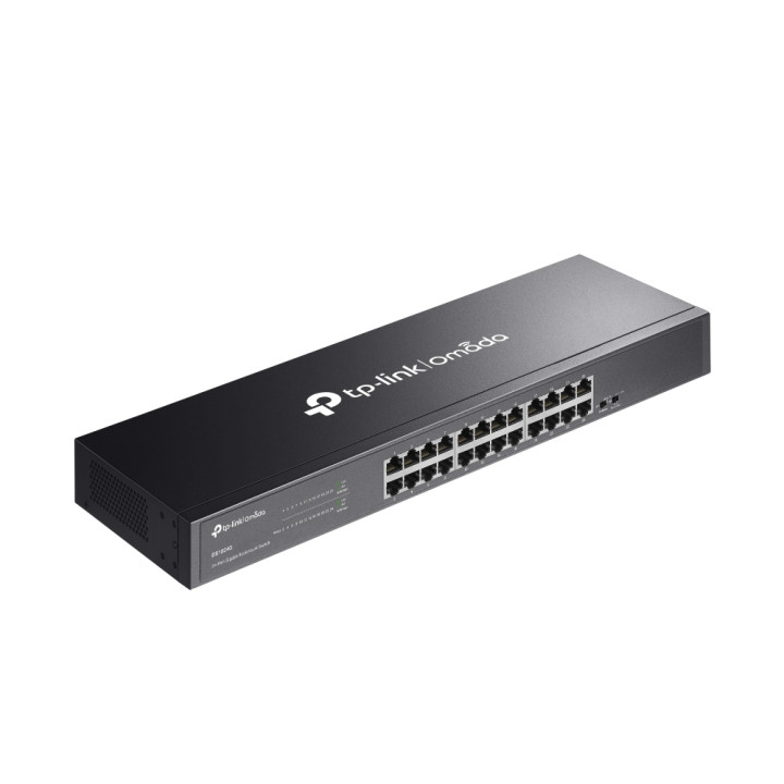 TP-Link Omada DS1024G commutateur réseau Non-géré Gigabit Ethernet (10/100/1000) 1U Noir — vue 4