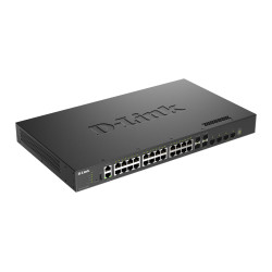 D-Link DXS-3410-32XY — Switch manageable L3 24 ports Fast Ethernet + 4 SFP+