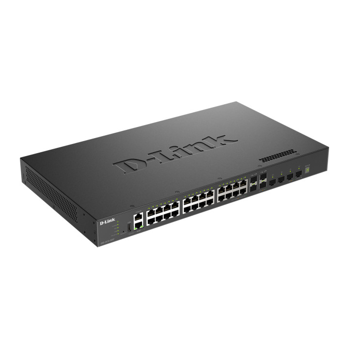D-Link DXS-3410-32XY commutateur réseau Géré L3 Fast Ethernet (10/100) Noir — vue 1