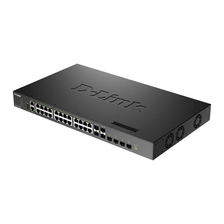 D-Link DXS-3410-32XY commutateur réseau Géré L3 Fast Ethernet (10/100) Noir — vue 2