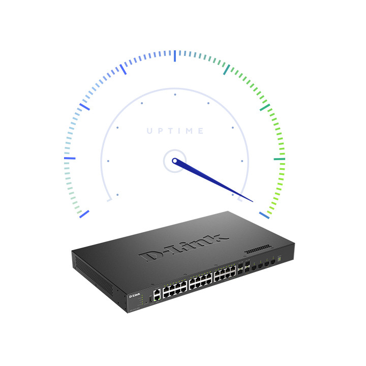D-Link DXS-3410-32XY commutateur réseau Géré L3 Fast Ethernet (10/100) Noir — vue 3