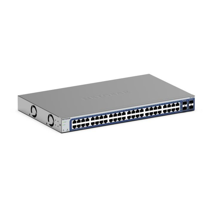 NETGEAR GS748T Géré L2/L3/L4 Gigabit Ethernet (10/100/1000) Noir, Gris — vue 1