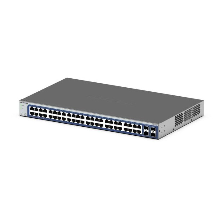 NETGEAR GS748T Géré L2/L3/L4 Gigabit Ethernet (10/100/1000) Noir, Gris — vue 2