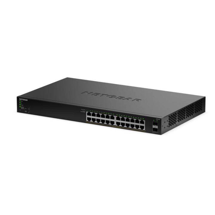 NETGEAR GS324TPv2 Géré L2/L3 Gigabit Ethernet (10/100/1000) Connexion Ethernet, supportant l'alimentation via  — vue 3