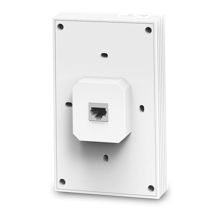 TP-Link Omada EAP655-Wall 2402 Mbit/s Blanc Connexion Ethernet, supportant l'alimentation via ce port (PoE) — vue 3