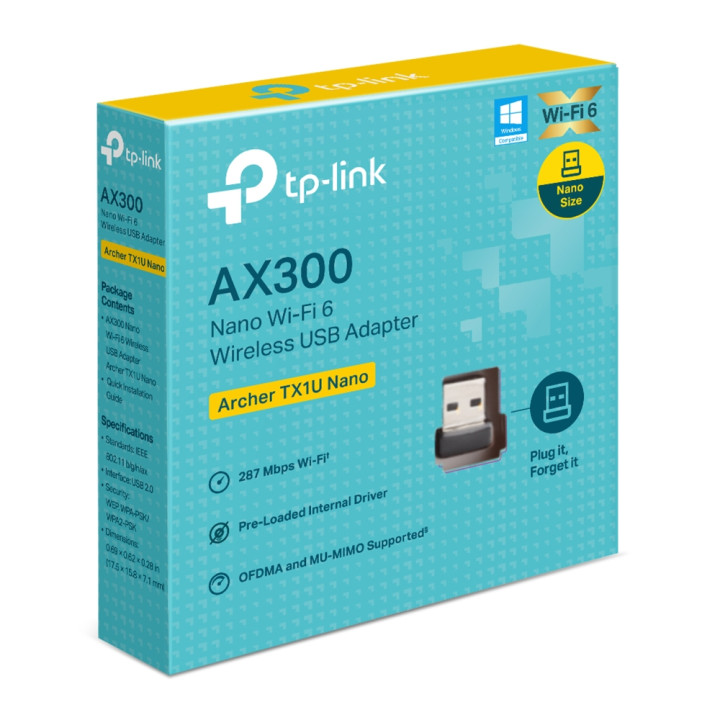 TP-Link AX300 WLAN 287 Mbit/s — vue 1
