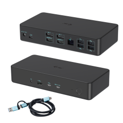 i-tec CADUAL4KDOCKPD2 — Dock universel DisplayLink double affichage génération 2