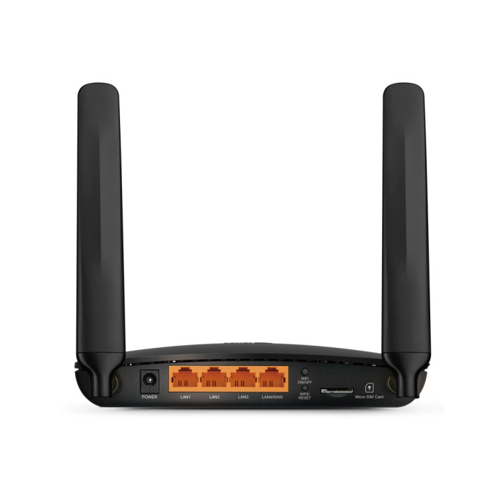 TP-Link Archer MR200 routeur sans fil Fast Ethernet Bi-bande (2,4 GHz / 5 GHz) 4G Noir — vue 3