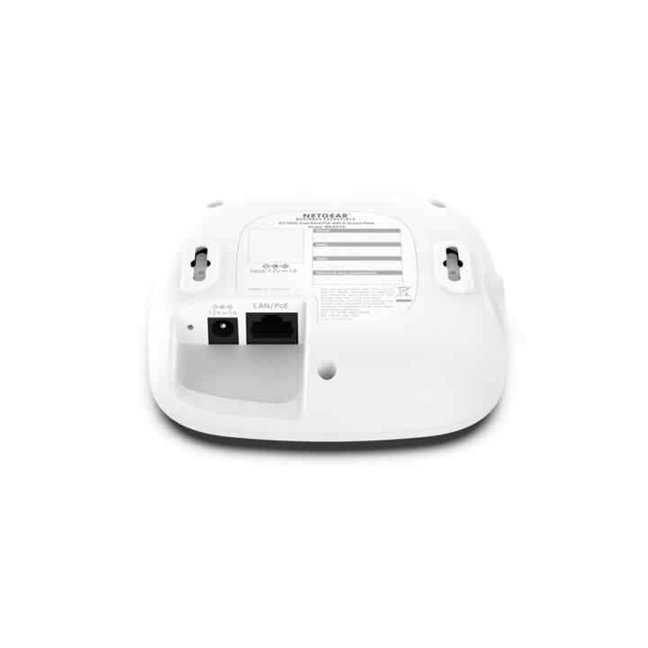 NETGEAR WAX210 1800 Mbit/s Blanc Connexion Ethernet, supportant l'alimentation via ce port (PoE) — vue 4