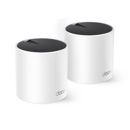 TP-Link DECO X55 (2-Pack) Bi-bande (2,4 GHz / 5 GHz) Wi-Fi 6 (802.11ax) Blanc 3 Interne — vue 1