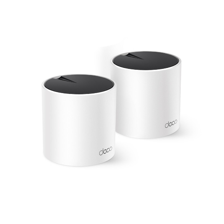 TP-Link DECO X55 (2-Pack) Bi-bande (2,4 GHz / 5 GHz) Wi-Fi 6 (802.11ax) Blanc 3 Interne — vue 1