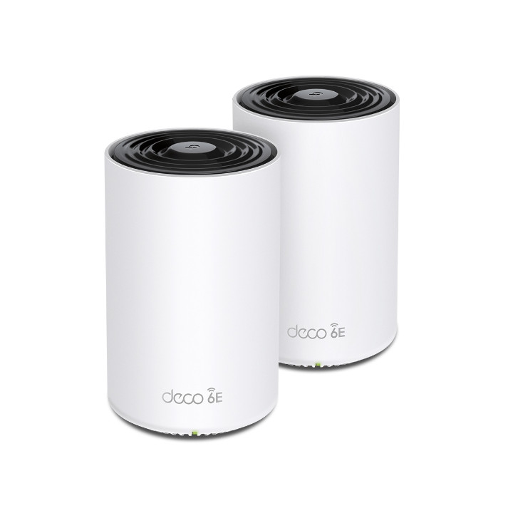 TP-Link Deco XE75 Tri-bande (2,4 GHz / 5 GHz / 6 GHz) Wi-Fi 6E (802.11ax) Blanc 3 Interne — vue 1