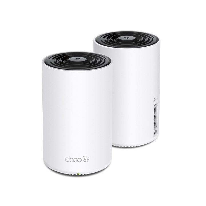 TP-Link Deco XE75 Tri-bande (2,4 GHz / 5 GHz / 6 GHz) Wi-Fi 6E (802.11ax) Blanc 3 Interne — vue 2