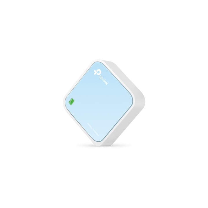 TP-Link TL-WR802N routeur sans fil Fast Ethernet Monobande (2,4 GHz) Bleu, Blanc — vue 3