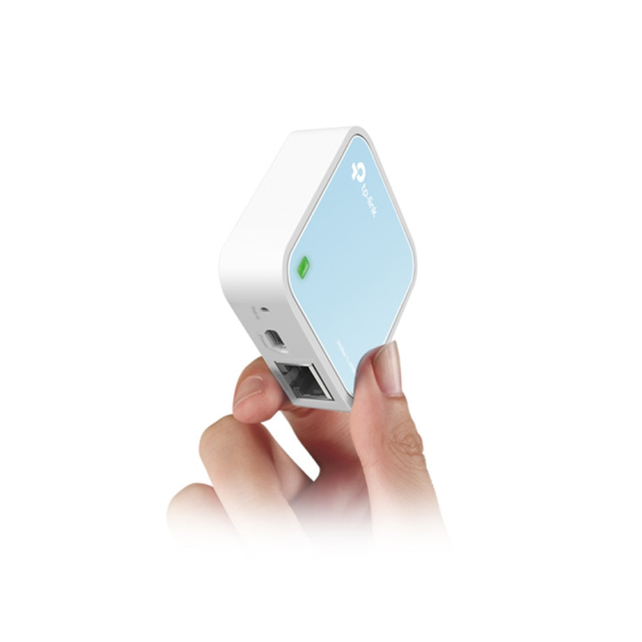 TP-Link TL-WR802N routeur sans fil Fast Ethernet Monobande (2,4 GHz) Bleu, Blanc — vue 4