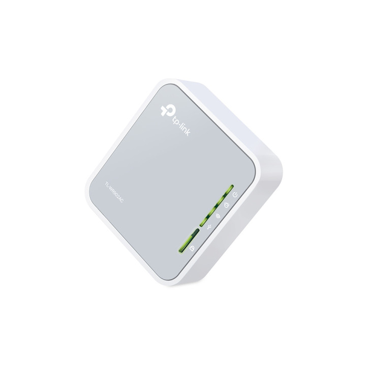 TP-Link TL-WR902AC routeur sans fil Fast Ethernet Bi-bande (2,4 GHz / 5 GHz) 4G Blanc — vue 1